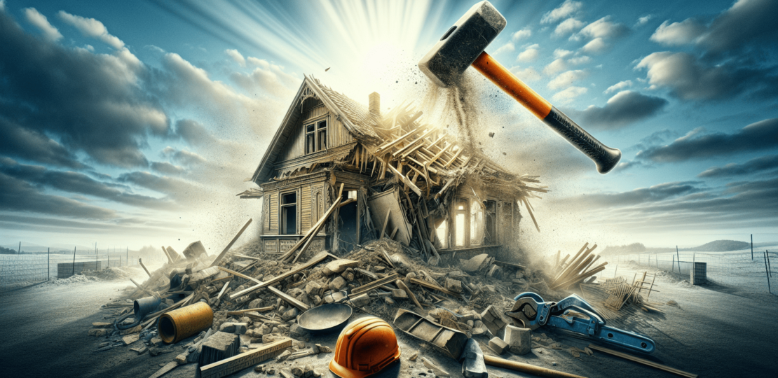 can-i-tear-down-my-house-and-build-a-new-one-with-a-mortgage